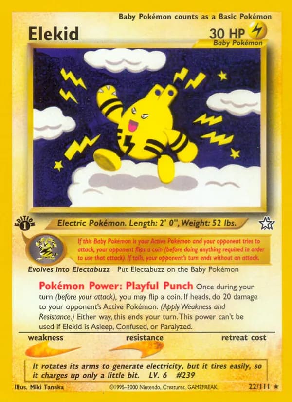 Elekid card in English