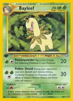 Bayleef card in English