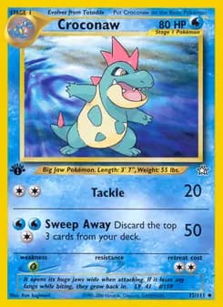 Croconaw card in English