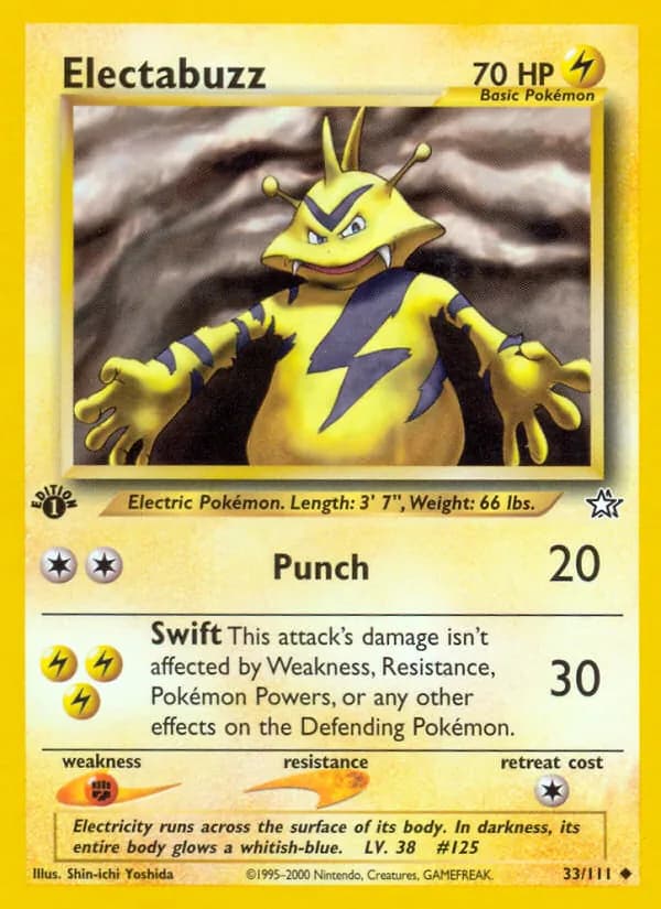 Electabuzz card in English