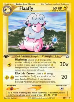 Flaaffy card in English