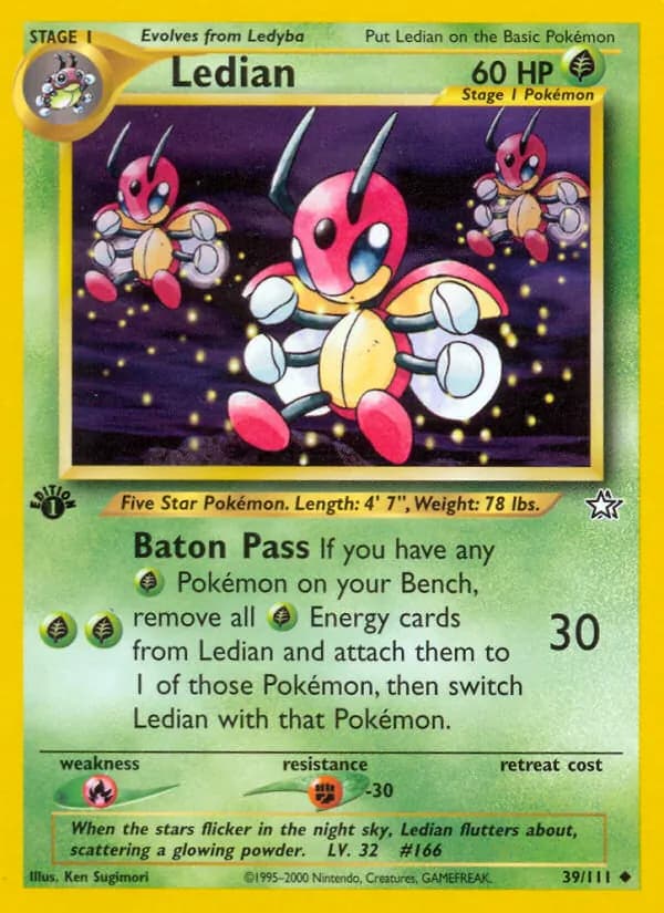 Ledian card in English
