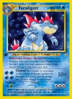 Feraligatr card in English
