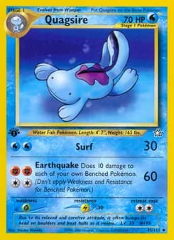 Quagsire card in English