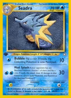 Seadra card in English