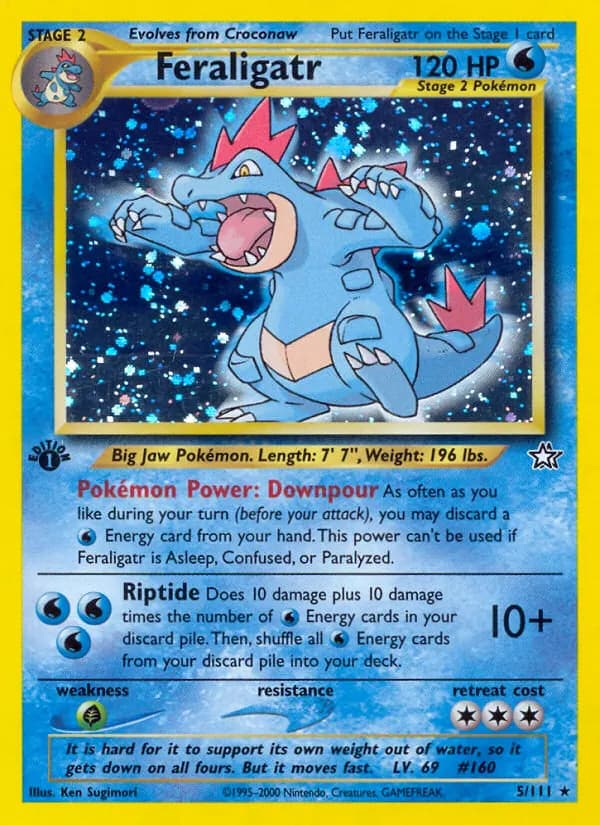 Feraligatr card in English