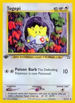 Togepi card in English