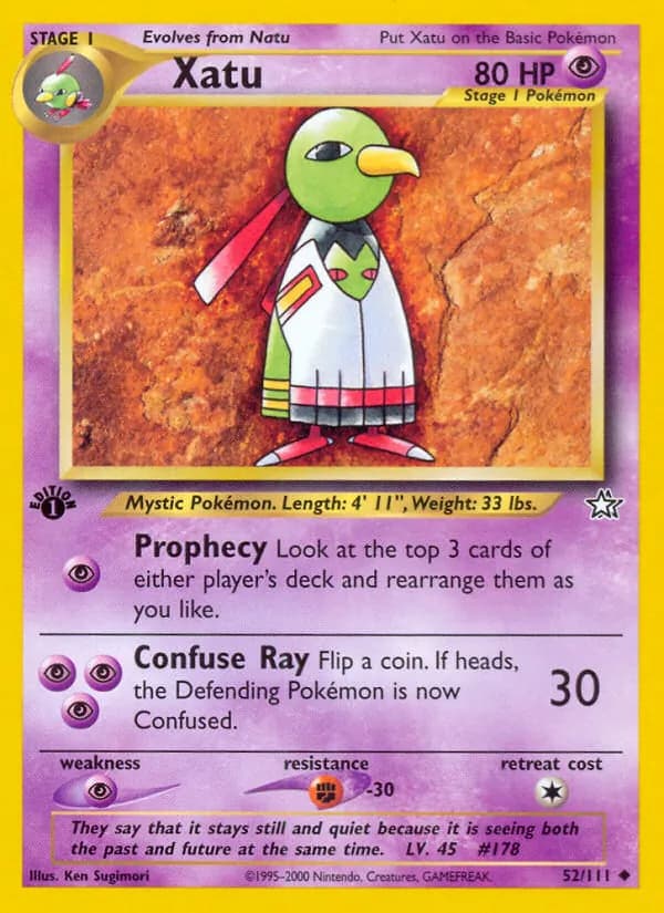 Xatu card in English