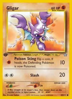 Gligar card in English
