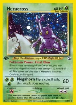 Heracross card in English