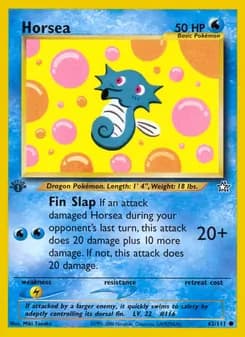 Horsea card in English