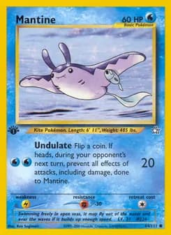 Mantine card in English