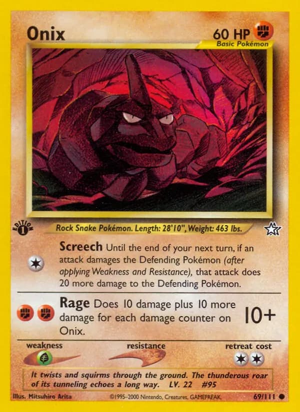 Onix card in English