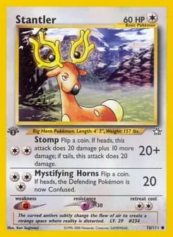 Stantler card in English