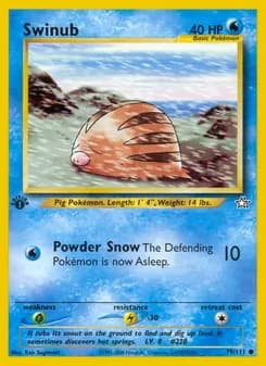 Swinub card in English