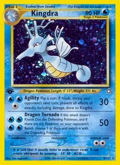 Kingdra card in English