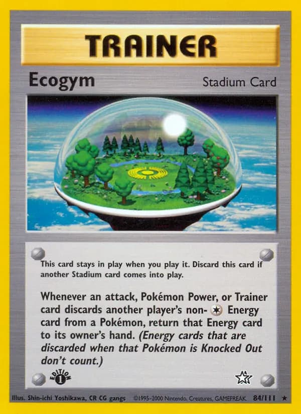 Ecogym card in English