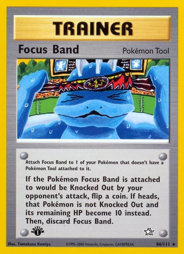 Focus Band card in English