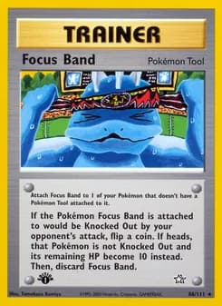 Focus Band card in English