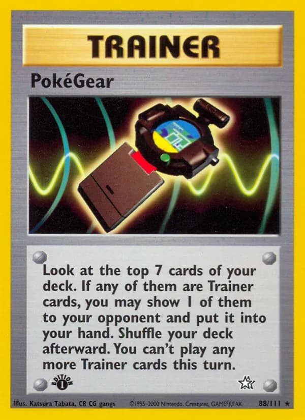 PokéGear card in English