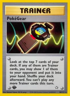 PokéGear card in English