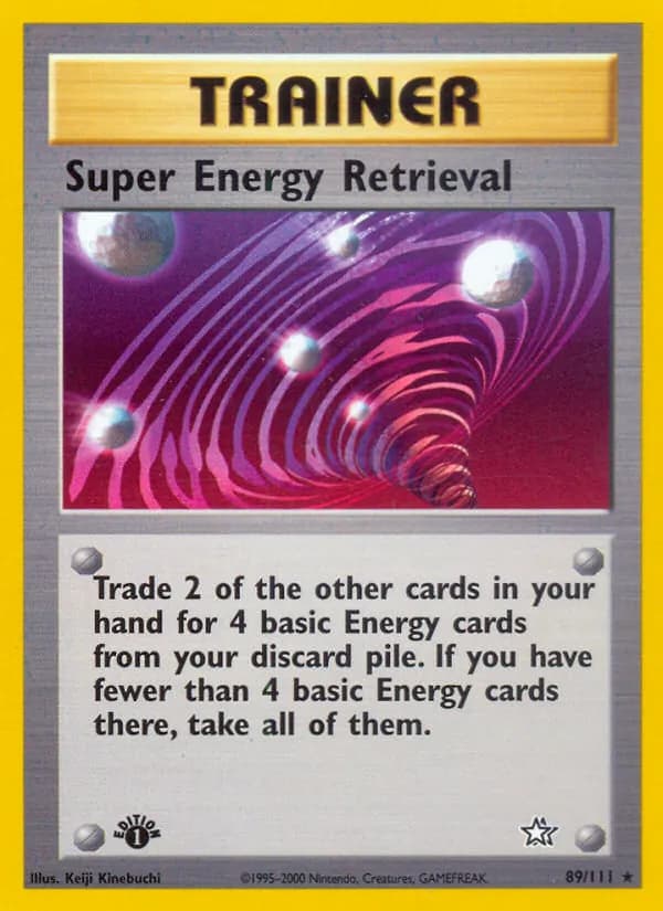 Super Energy Retrieval card in English