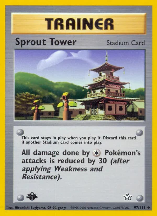 Sprout Tower card in English