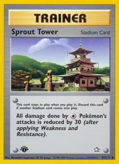 Sprout Tower card in English