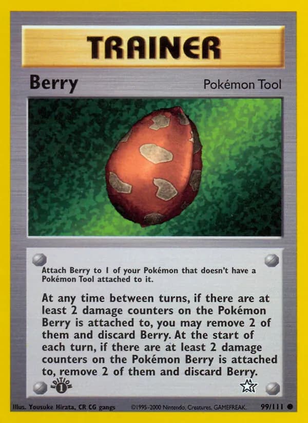 Berry card in English