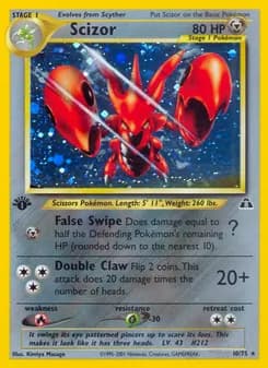 Scizor card in English