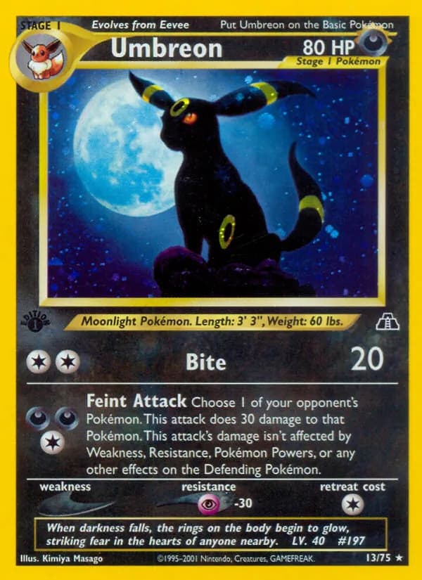Umbreon card in English