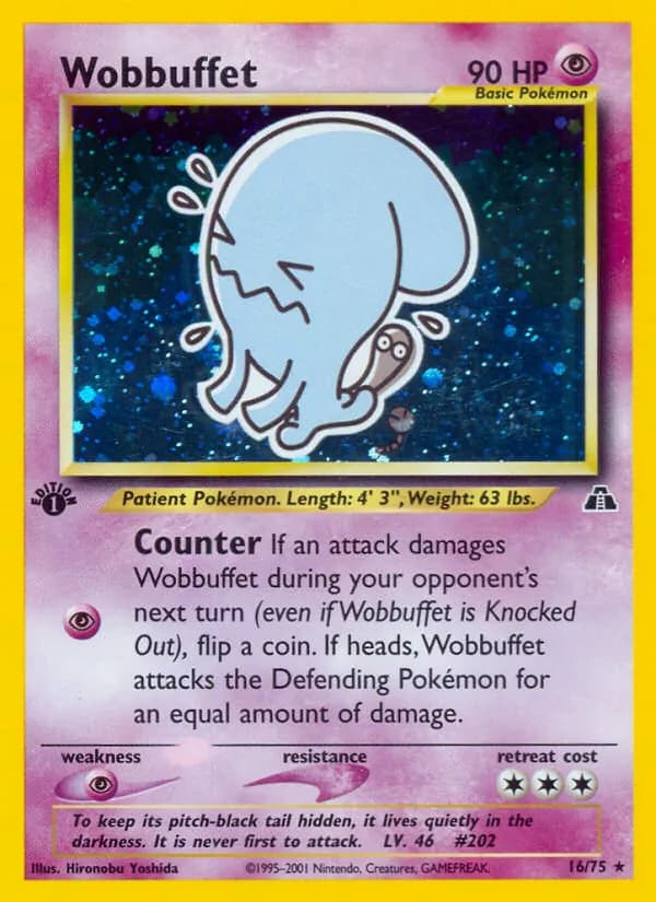 Wobbuffet card in English