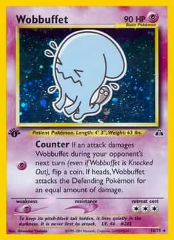 Wobbuffet card in English