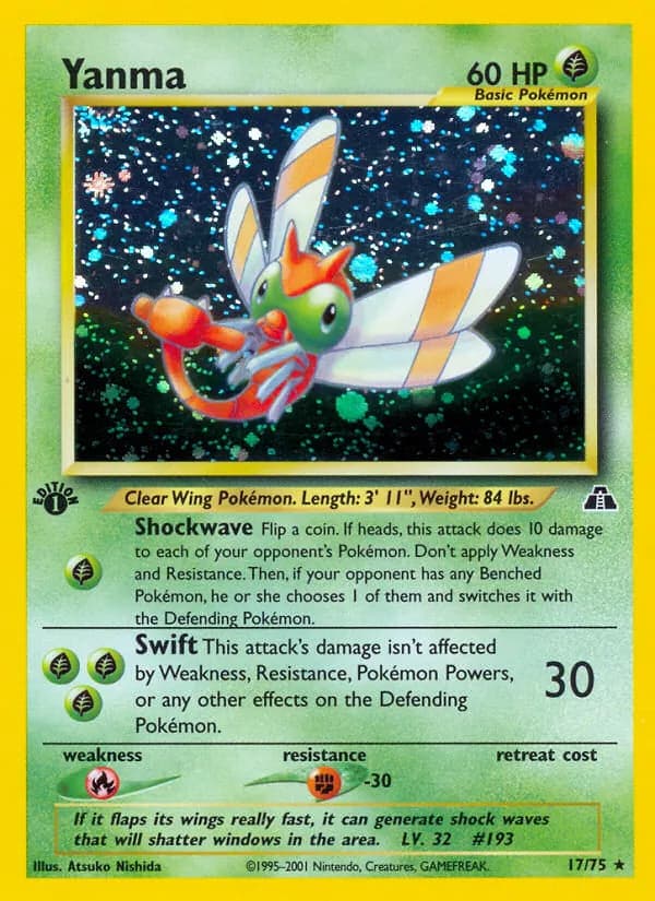 Yanma card in English