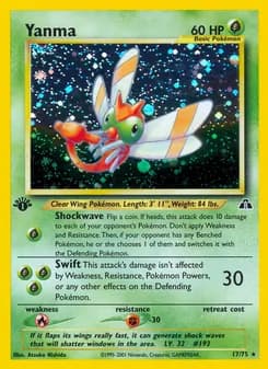 Yanma card in English