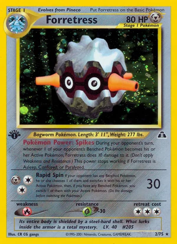 Forretress card in English