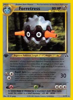 Forretress card in English
