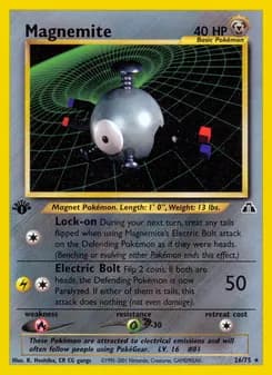 Magnemite card in English