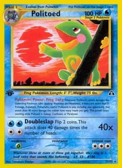 Politoed card in English