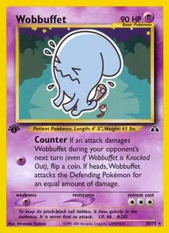 Wobbuffet card in English