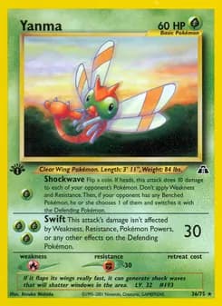 Yanma card in English