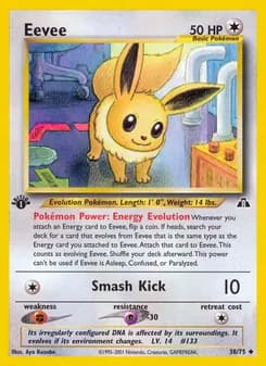 Eevee card in English