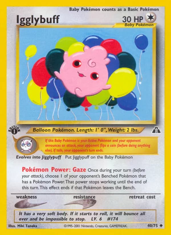 Igglybuff card in English