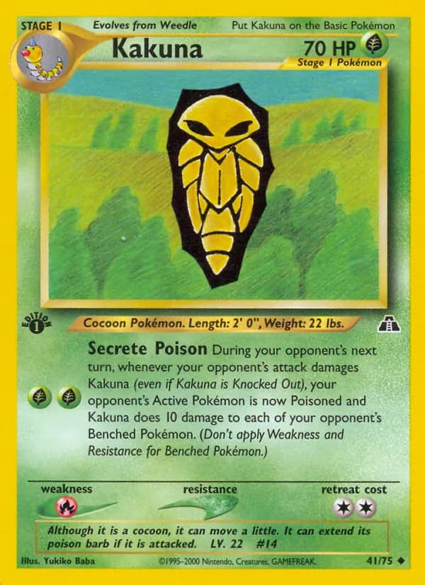 Kakuna card in English