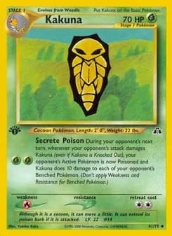 Kakuna card in English