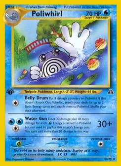 Poliwhirl card in English