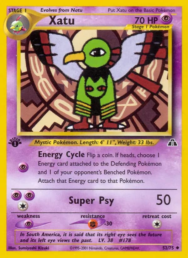Xatu card in English