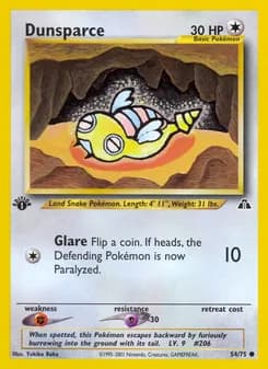Dunsparce card in English