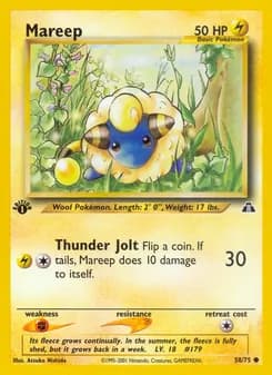 Mareep card in English