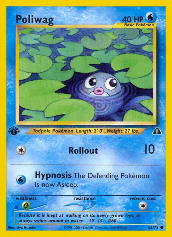 Poliwag card in English